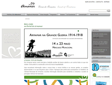 Tablet Screenshot of cm-armamar.pt